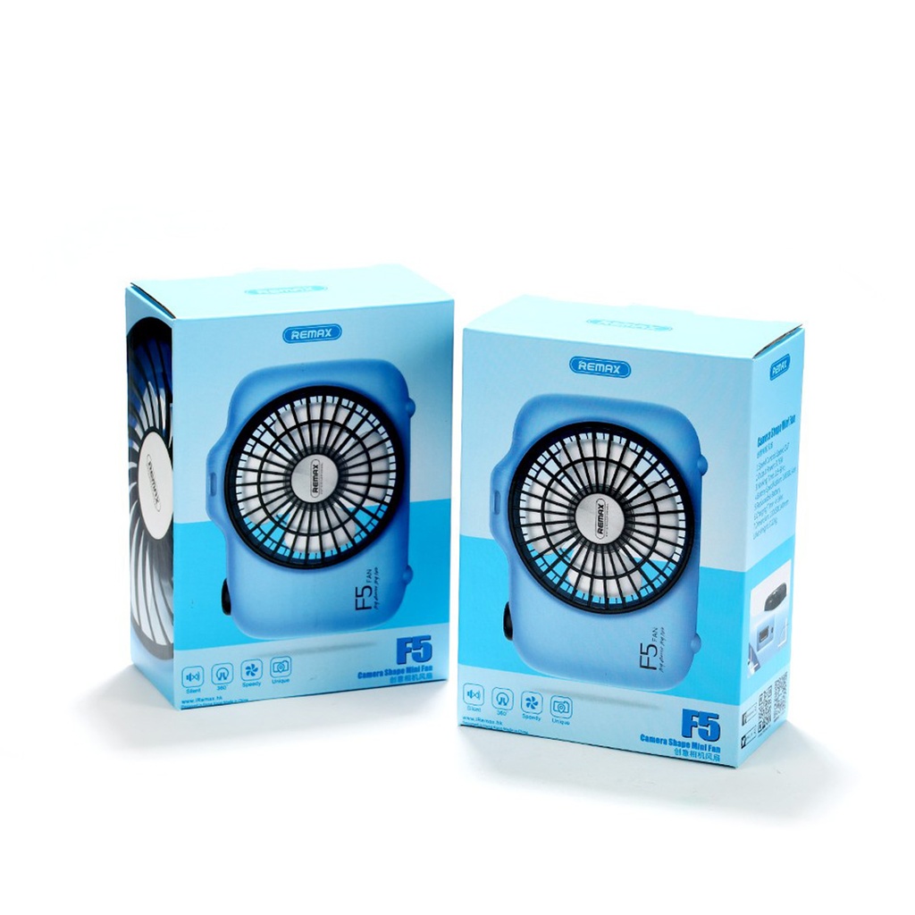 VENTILADOR MINI RECARGABLE 2V, REMAX F5