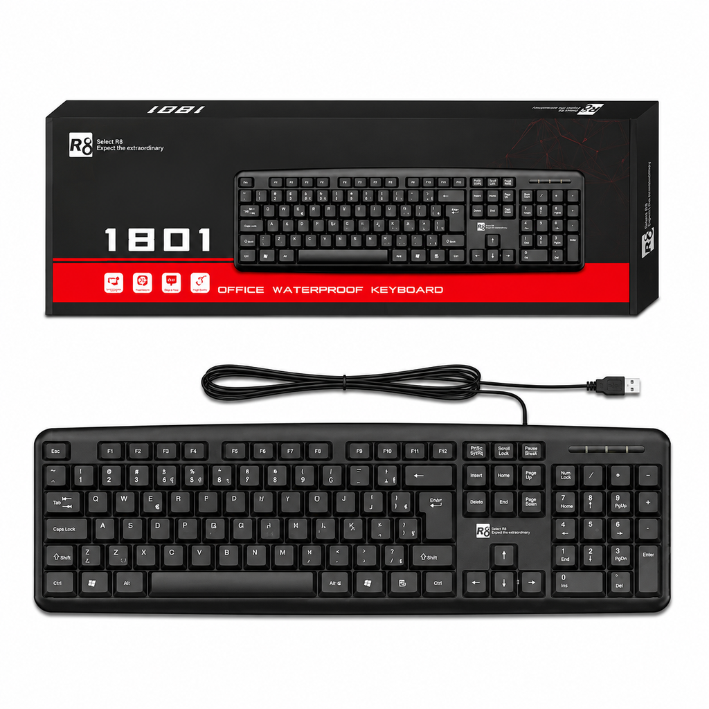 TECLADO USB WATERPROOF R8