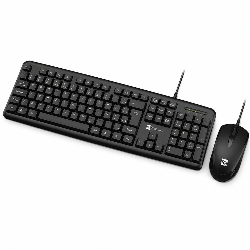 COMBINACIÓN DE TECLADO Y RATÓN CON CABLE