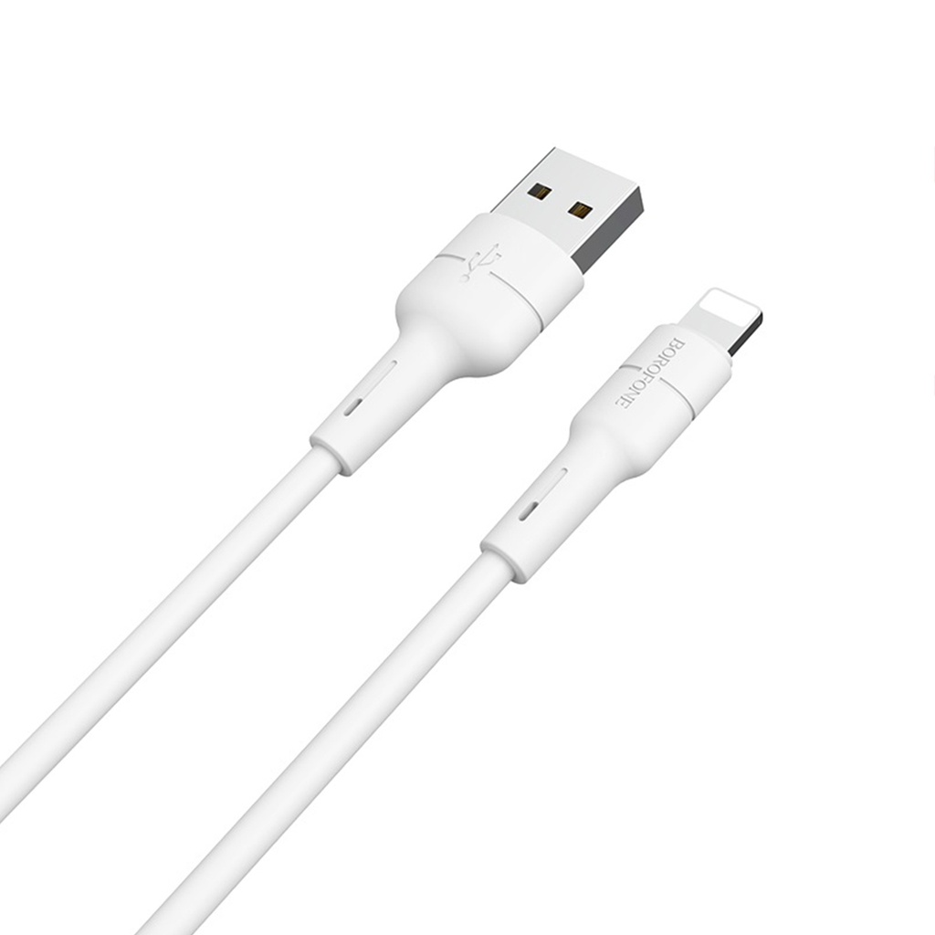 CABLE DE DATOS DE CARGA DE SILICONA BX30 PARA IP, BOROFONE.