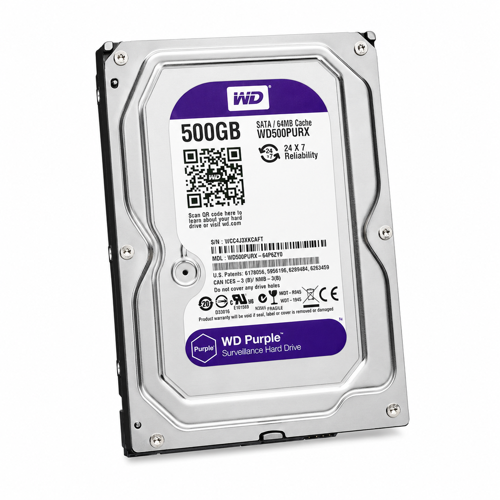 DISCO DURO PURPURA 500GB, 3.5 REFURBISHED