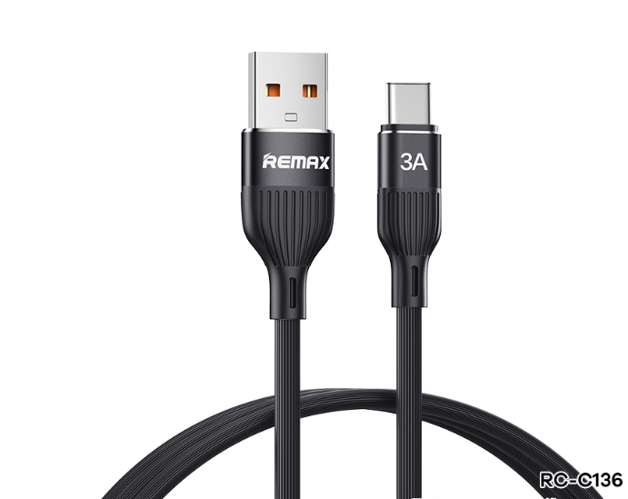 CABLE DE DATOS DE CARGA RÁPIDA TOTALMENTE COMPATIBLE RC-C136 AC , REMAX.