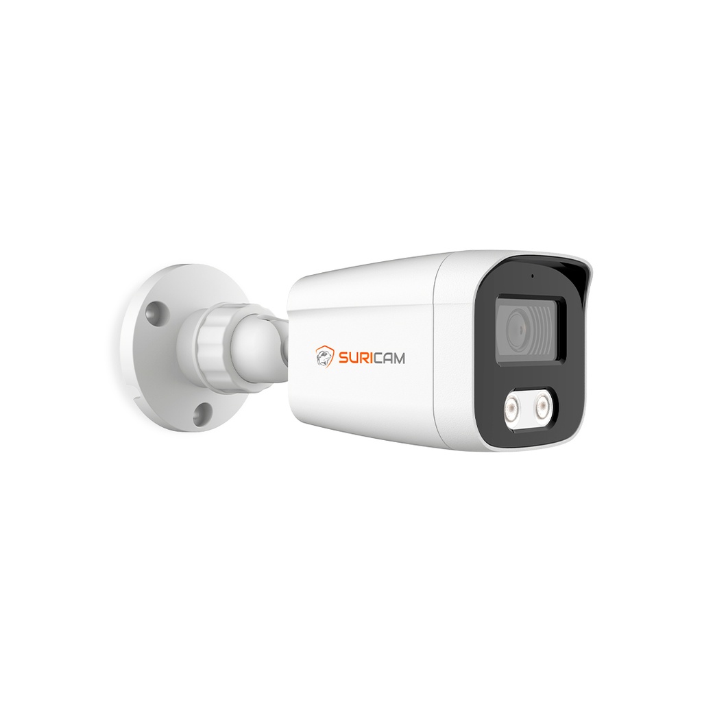 CÁMARA TIPO BALA PLÁSTICO Y METAL FULL COLOR DE 2 MP SENSOR CMOS DE 1/3", SALIDA DE 2M) /5M, DWDR, DNR ,UTC, OSD. LENTE DE 2,8 MM CON AOC, SURICAM.