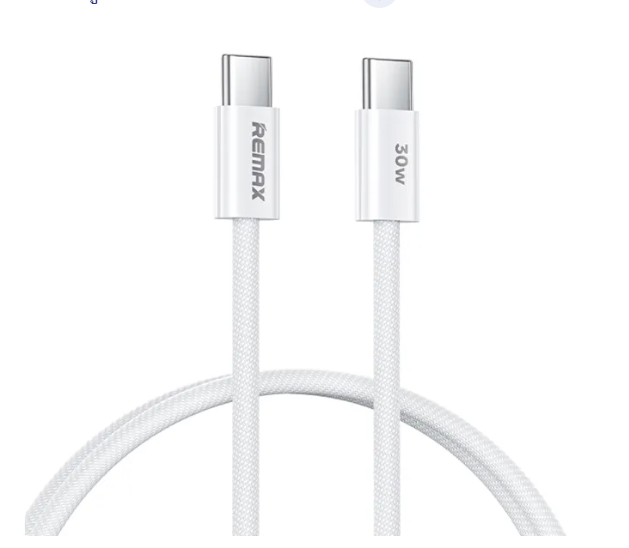 CABLE DE DATOS TIPO C BLANCO, REMAX.