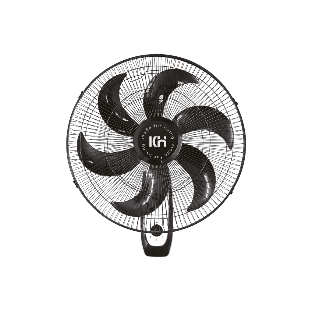 ABANICO DE PARED 18" , 3 VELOCIDADES, 110V/60HZ, 1.5 M*0,5, COBRE,NEGRO+BLANCO,KOOL