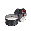 CABLE ALIMENTACIÓN 6 VÍAS| CONDUCTOR CCA (ALUMINIO RECUBIERTO DE COBRE)| REVESTIMIENTO: PVC NEGRO |  LONGITUD: 100 PIES.