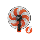 ABANICO DE PARED 18",CONTROL REMOTO110V/60HZ, 3 VELOCIDADES,COBRE, COLOR NARANJA+NEGRO,KOOL.