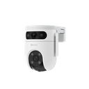 CÁMARA EXTERIOR PTZ, 5MP C/U (3K), LENTE DUAL, WIFI LENTE 2.8+6MM, LENTE PANORÁMICO Y GIRO DE 360°,H.265, ADMITE TARJETA MICROSD HASTA 512 GB.