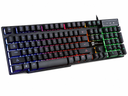 TECLADO USB ILUMINADO CON TECLAS FLOTANTES, R8.